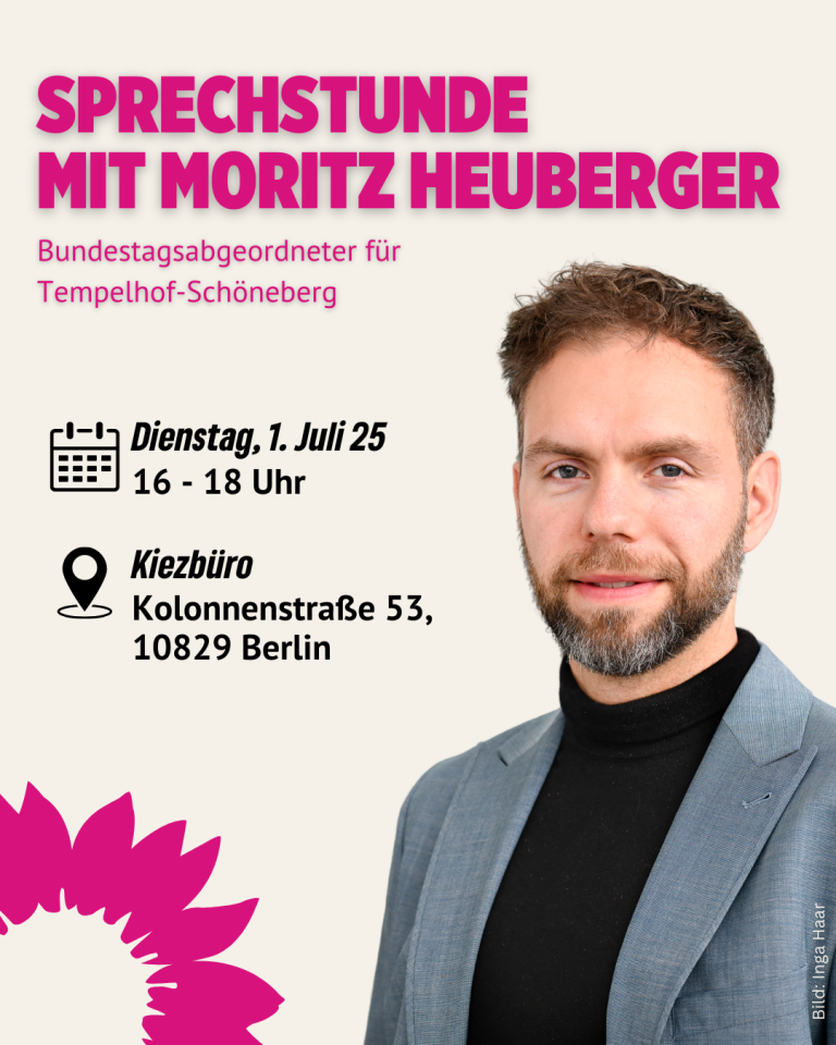 Sprechstunde in Tempelhof-Schöneberg!