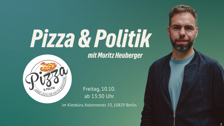 Pizza & Politik – junge Leute für Politik begeistern