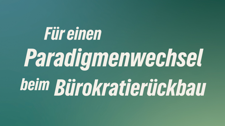 Ein handlungsfähiger Staat – für uns, durch uns